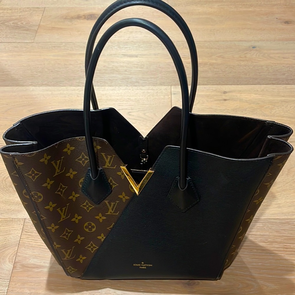 Louis Vuitton Black and Brown Kimono Bag
